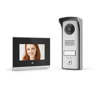 Visiophone filaire écran 4'' et touches tactiles platine de rue 70 mm - Compact - Extel - 720315 G