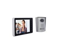 Chacon Visiophone filaire 2 fils 7'' – Vision nocturne – Noir