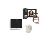 Visiophone filaire et connecté 3K WelcomeEye Connect 3 avec écran supplémentaire et transformateur