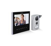 CHACON Visiophone Filaire Ultra Fin 7'' IP44 Noir
