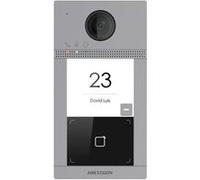 Visiophone IP Hikvision 2MP WiFi PoE 1 bouton avec ouverture de carte MF 2 relais Surface IP65