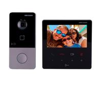 KIT videointerfon pentru 1 familie, Wi-Fi 2.4Ghz, monitor 4.3 inch - HIKVISION DS-KIS606-P