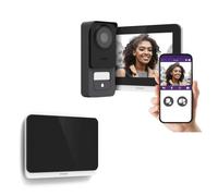 Philips WelcomeEye Connect 2, Visiophone filaire connecté 7’’ tactile, Installation 2 fils, accès RFID, Contrôle portail & portillon, Wi-Fi smartphone, Vision nocturne, Enregistrement visiteurs