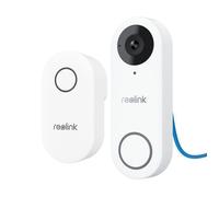 Visiophone - Reolink Sonnette Blanc Filaire Intelligente PoE Vidéo 2K avec Carillon Détection Intelligente avec NVR