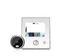 Visiophone Sans Fil, Sonnette visuelle caméra IR Vision nocturne interphone porte sonnette visionneuse vidéo intelligente judas numérique porte oeil sécurité