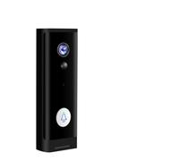 Visiophone Sans Fil, vidéo sonnette caméra Tuya maison intelligente sans fil porte cloche 1080P batterie porte téléphone caméra Mini interphone appartement(Option 4)