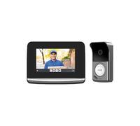Visiophone V500 Pro io pour Somfy- Interphone Vidéo Connecté - Installation en Saillie - Alimentation Bloc Secteur - Écran Tactile 7’’ - Commande Portail & Portillon - Vision Nocturne - Technologie io
