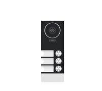 Visiophone wi-FI, kit d'interphone de Construction, Sonnette multifamiliale 2/3/4, écran Tactile 7 Pouces 1080P, déverrouillage par Application/Carte(3-Door Outdoor Unit)