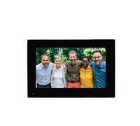 Visiophone wi-FI, kit d'interphone de Construction, Sonnette multifamiliale 2/3/4, écran Tactile 7 Pouces 1080P, déverrouillage par Application/Carte(7in Indoor Monitor)