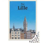 Visit Lille, Puzzle Adulte 1000 Pièces, 52x38cm/1000pcs