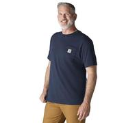 Visit the Carhartt Store - Workwear Pocket Short-Sleeve T-Shirt, K87 - T-Shirt de Travail à Manches Courtes pour Homme - Bleu - 3XL