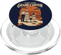 Visit The Grand Canyon Retro UFO & National Park PopSockets PopGrip pour MagSafe
