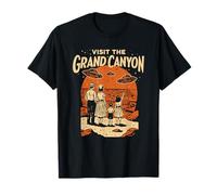 Visit The Grand Canyon Retro UFO & National Park T-Shirt