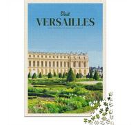 Visit Versailles Puzzle 1000 Pièces, Cadeau d'hiver, 70x50cm/1000pcs