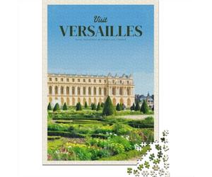 Visit Versailles Puzzle 1000 Pièces, Cadeau d'hiver, 70x50cm/1000pcs | Pour des fêtes tranquilles : ce puzzle adulte 1000 pièces se prête aux moments tranquilles entre les fêtes.