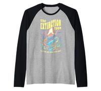 Visite de l'extinction des dinosaures : science paléontologique amusante et vintage Manche Raglan