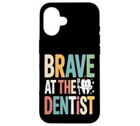 Visite Dentaire pour Enfants Brave At The Dentist Coque pour iPhone 16