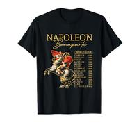 Visite du monde de Napoléon Bonaparte : amusant amateur d'histoire militaire T-Shirt