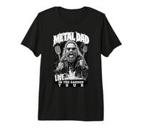 Visite guidée de Heavy Metal Dad Live in The Garden, Musique Rock, Barbecue T-Shirt Haut de Gamme