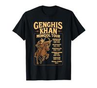 Visite mongole de Gengis Khan | Design Historique Vintage T-Shirt