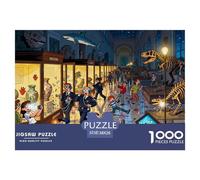 Visite Nocturne du musée : Chaos Puzzle en Bois Imperméable DIY Puzzles De 1000 Pièces pour Adultes Défi Et Casse-tête Jeux Éducatifs