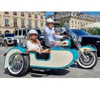 Visite privé un jour complet à Paris et à Versailles en sidecar