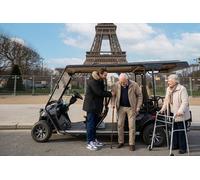 Visite privée de Paris Golf Panier Tour Visite sans effort (Hôtel Pickup)