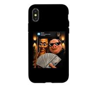 Visiteur inattendu de la Porte d'entrée John Pork Tung Sahur AI Meme Coque pour iPhone X/XS