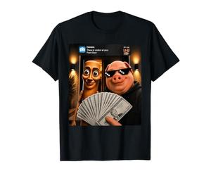 Visiteur inattendu de la Porte d'entrée John Pork Tung Sahur AI Meme T-Shirt Graphique avec Valeur