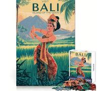 Visitez Bali︰ L'île des Dieux Puzzle 1000 pièces pour Adultes Concentration et détente Découpe Nette (50x75cm)