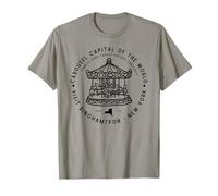 Visitez Binghampton NY - Capitale mondiale du carrousel T-Shirt