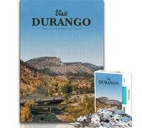 Visitez Durango Puzzles pour Adultes Adolescents Puzzles, Jouets éducatifs Jeux Anti-Stress Convient pour la décoration de Bureau 50x75cm