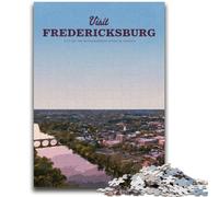 Visitez Fredericksburg Puzzles pour Adolescents 1000 pièces, Jouets éducatifs et éducatifs pour la Famille, adaptés à la décoration de Bureau 1000 pièces (26x38cm)