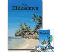 Visitez Hikkaduwa Puzzles 1000 pièces pour Adolescents Cadeaux, Jeu de Quiz Décoration Murale Cadeaux d'anniversaire et de Noël Uniques 50x75cm