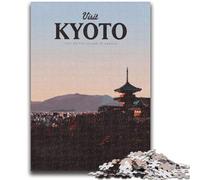 Visitez Kyoto Puzzles 1000 pièces pour Adolescents, Jouets de Jeu stimulants, Chaque pièce est Unique - Jeu Familial Stimulant 1000 pièces (50x75cm)
