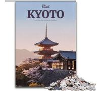 Visitez Kyoto Puzzles 1000 pièces pour Adultes, Jeu éducatif et défi, idéal comme Cadeau pour Toute la Famille (50x75cm)