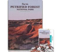 Visitez la forêt pétrifiée, Puzzle 1000 pièces pour Adolescents et Adultes, Anti-Stress, défi Difficile, renforce l'amour Entre Couples, 38x26cm