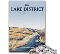 Visitez Le Lake District, Un Puzzle de 1 000 pièces pour Adolescents ; Un Jouet éducatif et éducatif idéal comme Cadeau pour Toute la Famille (38x52cm)
