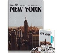 Visitez Les Puzzles de New York pour Adolescents, Aidez Le Cerveau à exercer des Jouets addictifs pour cultiver la Patience Une œuvre d'art 50x75cm