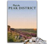 Visitez Les Puzzles du Peak District pour Adultes et Adolescents, Aidez Le Cerveau à exercer des Jouets addictifs pour cultiver la Patience Décoration Parfaite 2000 pièces (70x100cm)