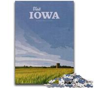 Visitez Les Puzzles Iowa pour Adultes : 1000 pièces, Un Jeu Stimulant, idéal comme Cadeau pour Toute la Famille ; 2000 pièces (70x100cm)