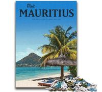 Visitez Maurice Puzzles 1000 pièces pour Adultes, Jeu Stimulant, idéal comme Cadeau pour Toute la Famille 1000 pièces (50x75cm)
