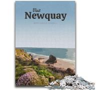 Visitez Newquay, Puzzles pour Adultes 1000 pièces, Jeu Familial Anti-Stress, défi Difficile, Cadeaux pour Amis et Famille, 1000 pièces (50x75cm)