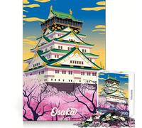 Visitez Osaka Teenagers Puzzle de 1000 pièces Développe la logique, souleve Le Stress, ludique, découpe Nette, (50x75cm)