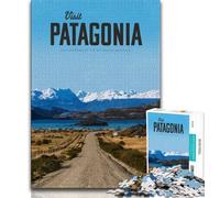 Visitez Patagonia Puzzles 1000 pièces pour Adolescents, Aidez Le Cerveau à exercer des Jouets addictifs pour cultiver la Patience Jeu de défi Unique 75x50cm