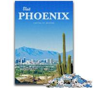 Visitez Phoenix Puzzles pour Adolescents, Puzzle 1000 pièces, Jeu Stimulant et Jeu Familial, Interaction Parent-Enfant, 1000 pièces (26x38cm)