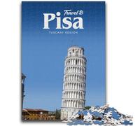 Visitez Pise, Puzzle 1000 pièces pour Adultes et Adolescents, à partir de 14 Ans Entraînez Votre Cerveau et Vos Mains Cadeaux de Noël 1000 pièces (26x38cm)
