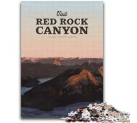 Visitez Red Rock Canyon Puzzles pour Adolescents Puzzle 1000 pièces, Jeu Stimulant et Jeu Familial Interaction Parent-Enfant 2000 pièces (70x100cm)