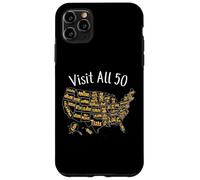 Visitez Tous Les 50 États américains - Souvenir pour Hommes et Femmes Coque pour iPhone 11 Pro Max