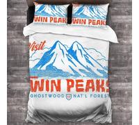 Visitez Twin Peaks Et Ghostwood National Forest Blue Ensemble De Literie Pi¿¿Ces Housse De Couette Ensemble De Literie D¿¿Coratif Pi¿¿Ces Avec